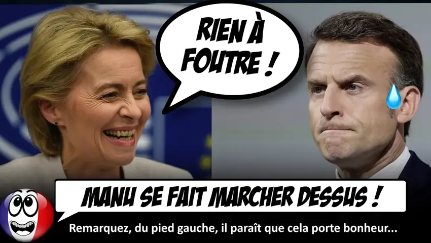 Miniature de la vidéo: Macron se fait HUMILIER par Ursula von der Leyen, et Catherine Vautrin se VAUTRE...