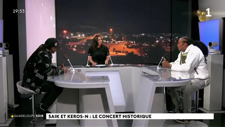 Saïk et Keros-N sur Guadeloupe la 1ère - 26-12-2025