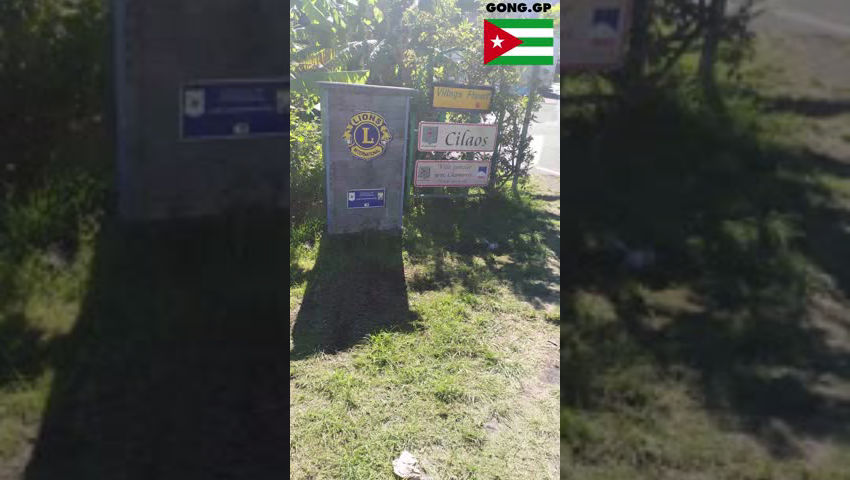 Affiche du GONG à Cilaos (Île de La Réunion)