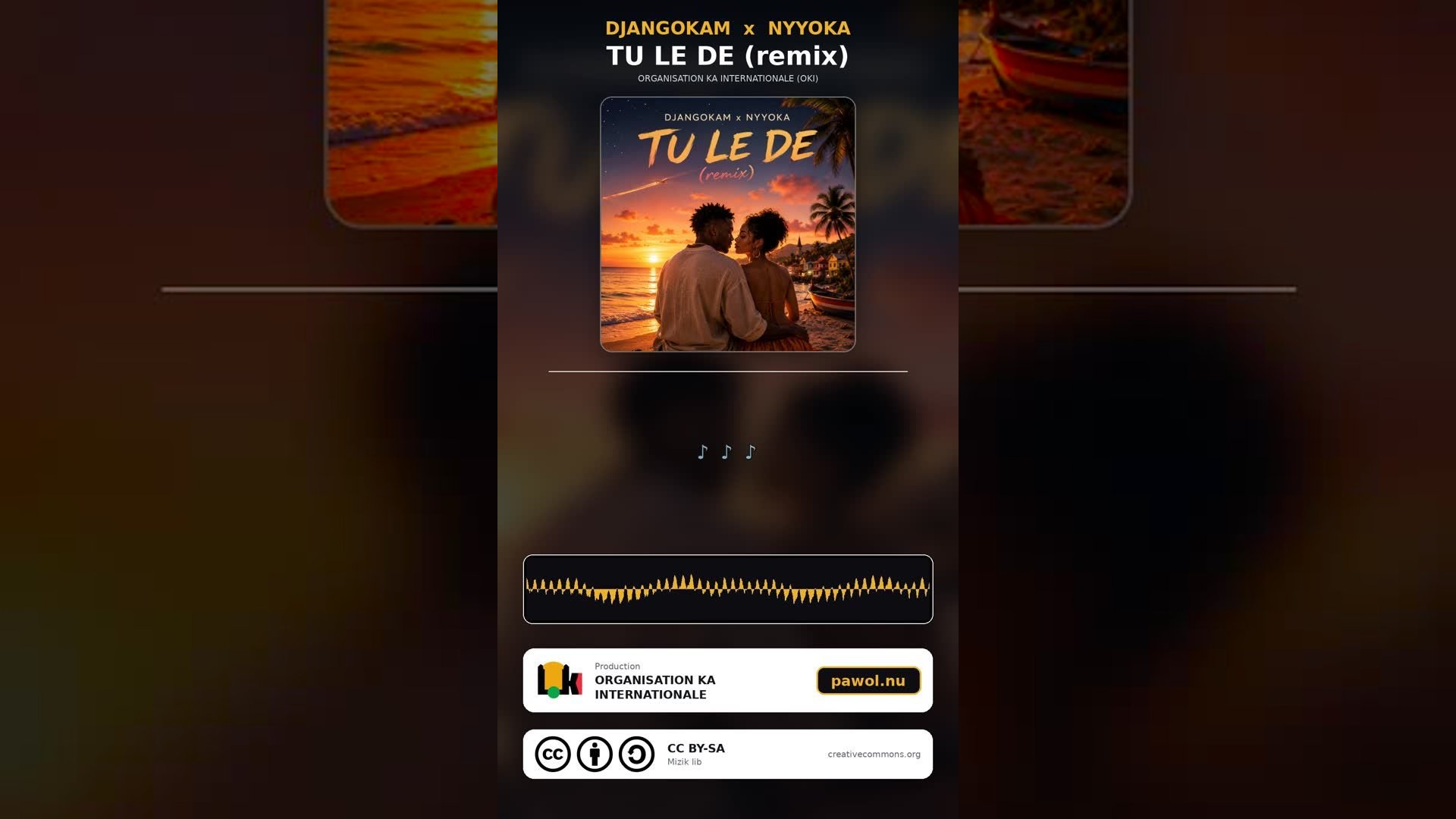 Miniature de la vidéo: DJANGOKAM x NYYOKA - TU LE DE (remix) 🎤 Vertical Karaoke in KA + English