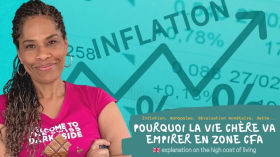 Vie chère en zone cfa: pourquoi ça va empirer + 🇬🇧 version: Let’s talk about inflation by Nathalie Yamb (NON-OFFICIELLE)